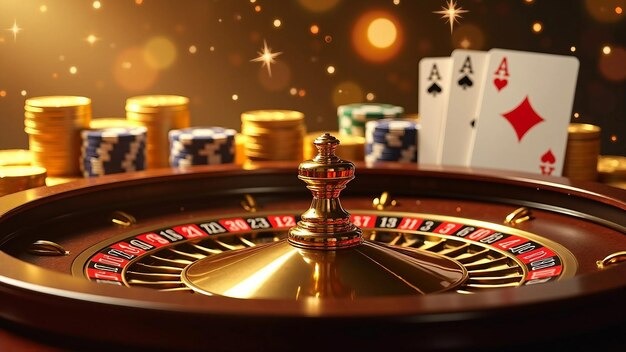 Blackjack table info panel showing rules, betting limits, and current dealer hand